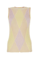 Burberry Embroidered Cotton Blend Top