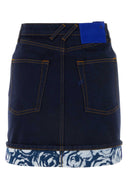 Burberry Dunkelblauer Denim Minirock