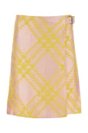 Burberry Embroidered Cotton Blend Skirt