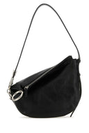 Burberry Black Leder Ritter kleiner Umhängetasche