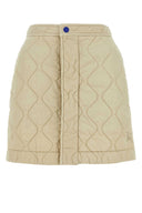 Burberry Sand Nylon Minirock