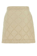 Burberry Sand Nylon Minirock