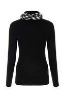 Burberry Black Viskose Mischpullover