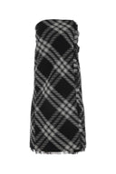 Burberry gesticktes Wollkleid