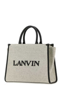Lanvin Zwei -Ton -Leinwand klein in und Out Einkaufstasche