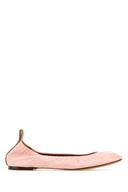 Lanvin Pink Leather Ballerinas