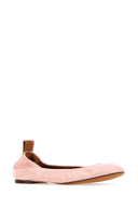 Lanvin Pink Leather Ballerinas
