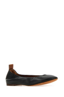 Lanvin Black Leder Ballerinas