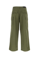 Darkpark Army Green Cotton Vince Pant
