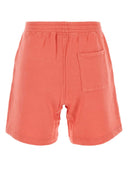 Sporty & Rich Salmon Pink Stretch Cotton Shorts