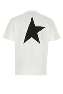 Golden Goose Deluxe Marke weißes Baumwoll -T -Shirt