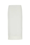 Sportmax White Silk Aceti1234 gonna