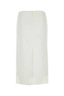 Sportmax White Silk Aceti1234 gonna