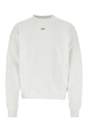Off White White Cotton Sweatshirt