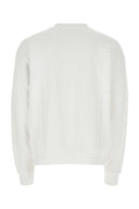 Off White White Cotton Sweatshirt