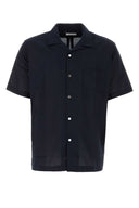 Nanamica Navy Blue Cotton Blend Shirt