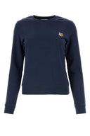 Maison Kitsune Navy Blue Cotton Sweatshirt