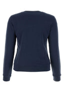 Maison Kitsune Navy Blue Cotton Sweatshirt