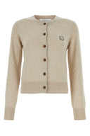 Maison Kitsune Black Wool Cardigan