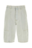 Maison Kitsune Denim Bermuda Shorts