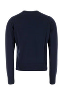 Maison Kitsune schwarze Woll -Strickjacke
