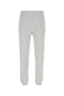 Maison Kitsune Melange Grey Cotton Joggers