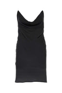 Y Project Black Satin Mini Dress