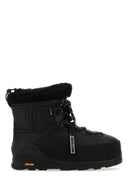 Ugg negro de cuero shasta botines
