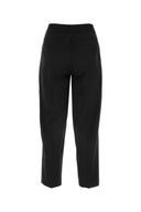 Pt Torino Black Stretch Polyester Pant