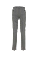 Pt Torino Grey Stretch Wool Pant