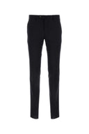 Pt Torino Midnight Blue Stretch Wool Pant