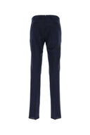 Pt Torino Blue Stretch Cotton Chino Pant