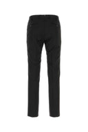 Pt Torino Black Stretch Cotton Chino Pant