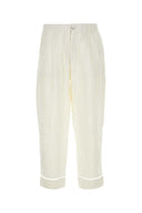 Farm Rio White Linen Pant