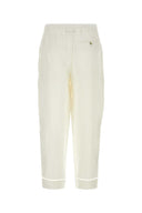 Farm Rio White Linen Pant