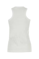 Stella Mc Cartney White Cotton Tank Topâ 