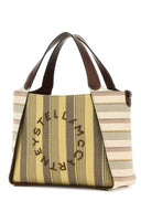 Stella Mc Cartney gedruckter Stoff Stella Logo Handtasche