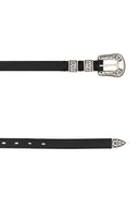 J&M Davidson Black Leather Belt