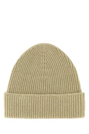 Burberry Khaki Cashmere Beanie Hat