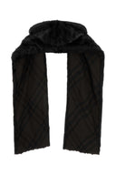 Burberry Black Eco Fur Scarf