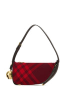 Burberry Embroidered Canvas Mini Shield Shoulder Bag