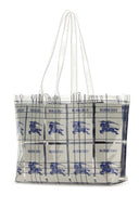 Burberry Embroidered Pvc Shopping Bag