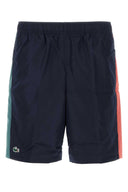 Lacoste Midnight Blue Polyester Bermuda Shorts