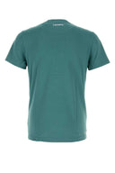 Lacoste dunkelgrünes Polyester T -Shirt