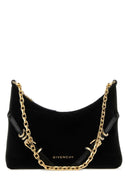 Givenchy Black Velvet Voyou Party Umhängetasche