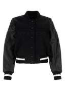 Givenchy Black Woll Blend Bomberjacke