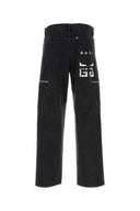 Givenchy Black Stretch Jeans Cargo Jeans