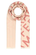 Salvatore Ferragamo Embroidered Wool Blend Reversible Scarf