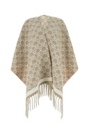 Salvatore Ferragamo ricamato in lana Cape