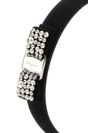Salvatore Ferragamo Black Cotton Blend Hair Band